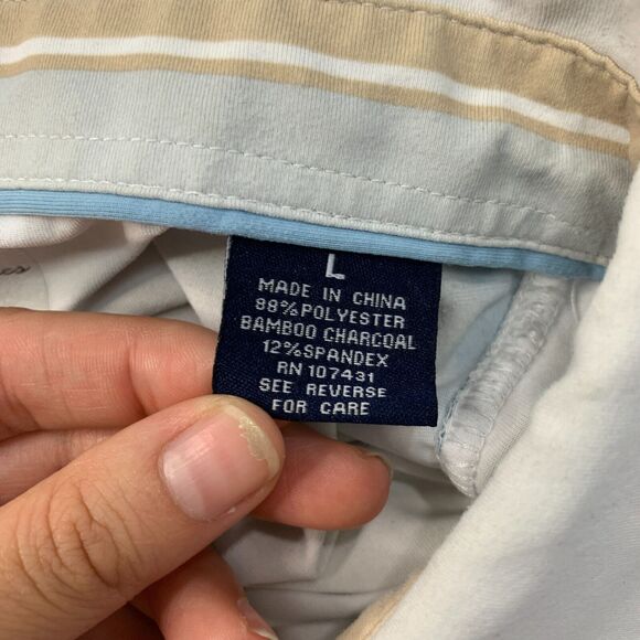 Southern Dunes Golf Club Polo Shirt Mens L Large Striped Saguaro Amateur Tourney - Picture 10 of 13